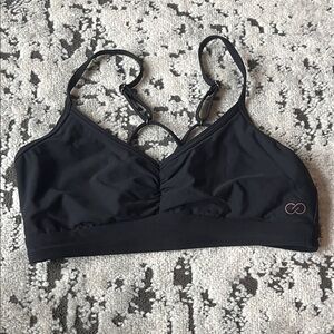 CALIA by Carrie Underwood Black Bikini Top